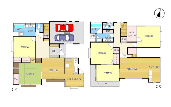 蓮田駅 徒歩13分 構造:木造瓦葺2階建土地面積:236.32平米 ( 71.48坪 ) 建物面積:191.28平米 ( 57.86坪 )